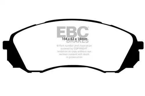 накладки EBC Brakes DP21953
