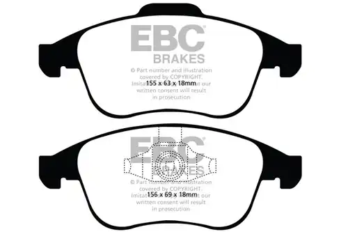 накладки EBC Brakes DP21992