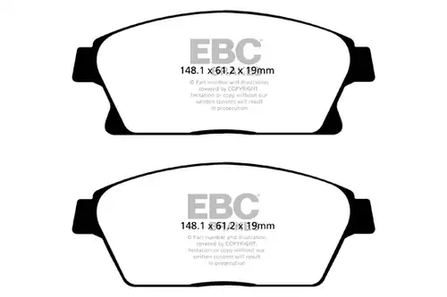 накладки EBC Brakes DP22067