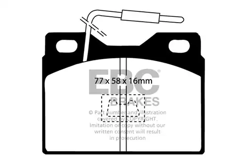 накладки EBC Brakes DP220/9