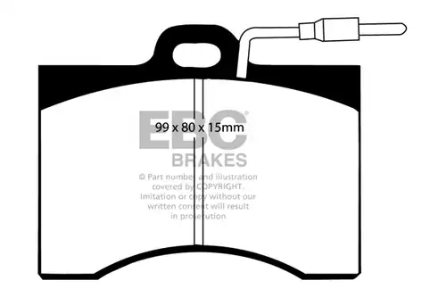 накладки EBC Brakes DP221