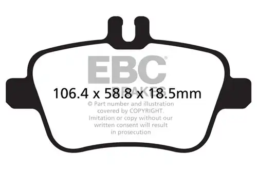 накладки EBC Brakes DP22157