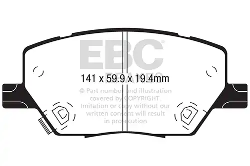 накладки EBC Brakes DP22239