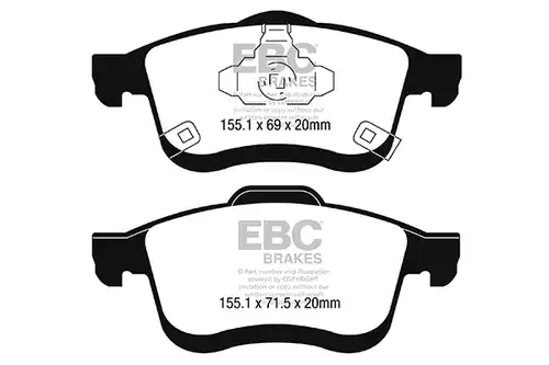 накладки EBC Brakes DP22248