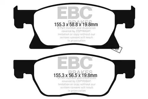 накладки EBC Brakes DP22266