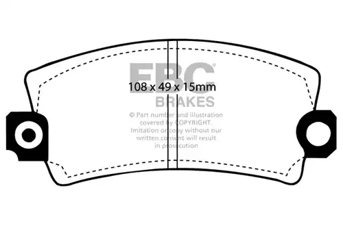 накладки EBC Brakes DP2269