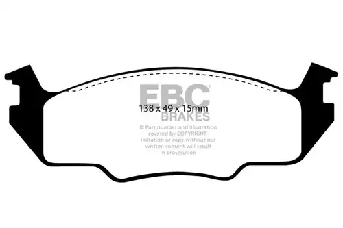 накладки EBC Brakes DP2366