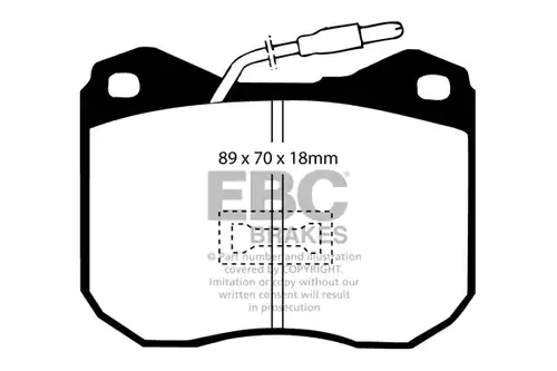 накладки EBC Brakes DP239