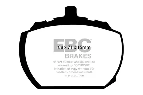 накладки EBC Brakes DP240