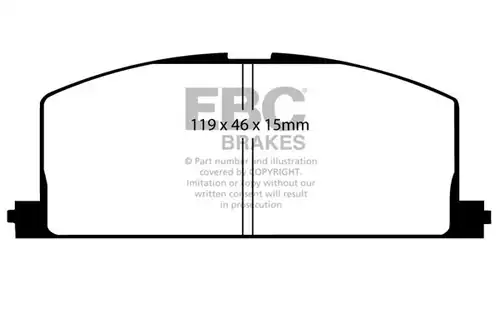 накладки EBC Brakes DP2453