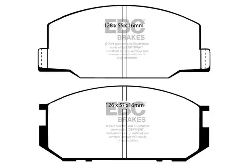 накладки EBC Brakes DP2456