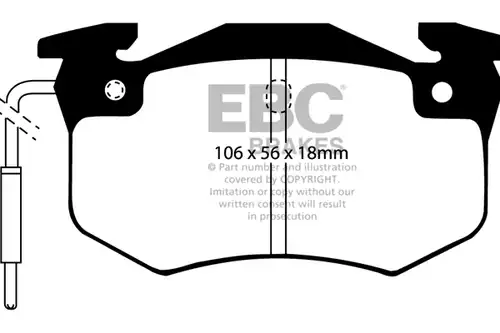 накладки EBC Brakes DP2458