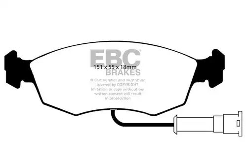 накладки EBC Brakes DP2473