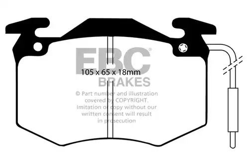 накладки EBC Brakes DP2546