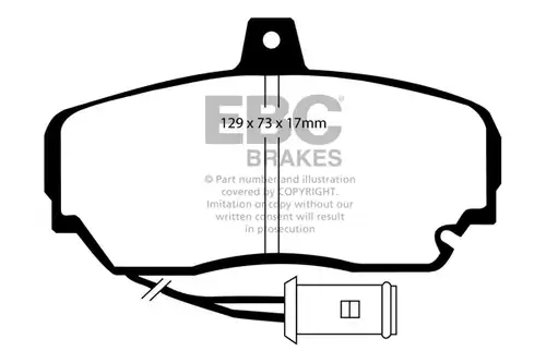 накладки EBC Brakes DP2630