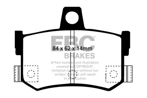 накладки EBC Brakes DP2662/2