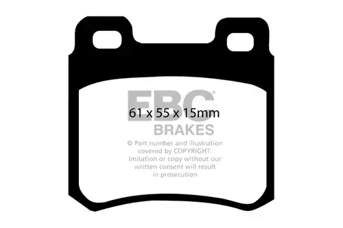 накладки EBC Brakes DP2671