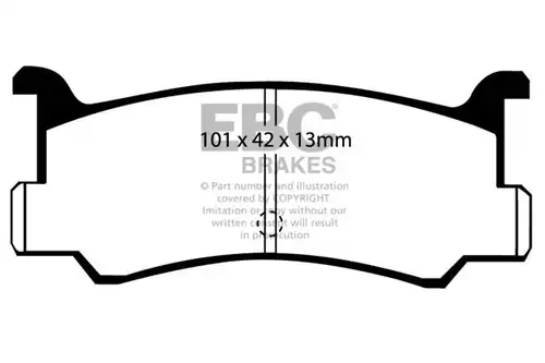 накладки EBC Brakes DP2673