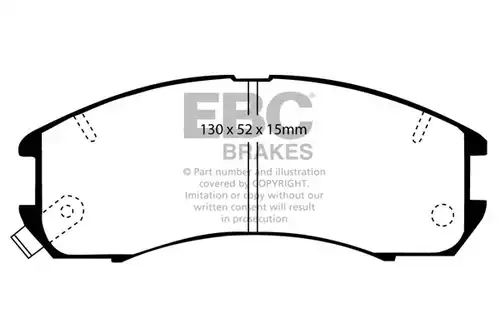 накладки EBC Brakes DP2705