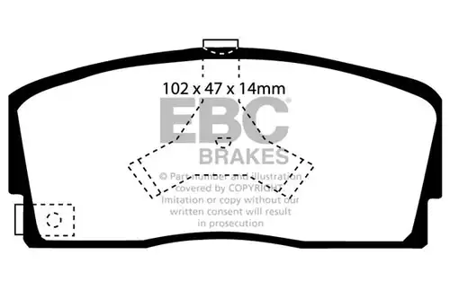 накладки EBC Brakes DP2765