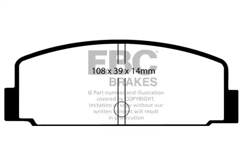 накладки EBC Brakes DP290