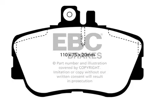 накладки EBC Brakes DP2962