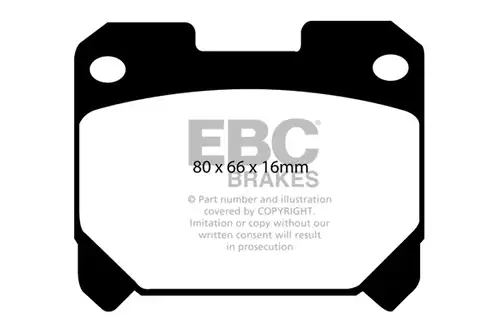 накладки EBC Brakes DP31005C