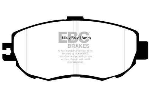 накладки EBC Brakes DP31006C