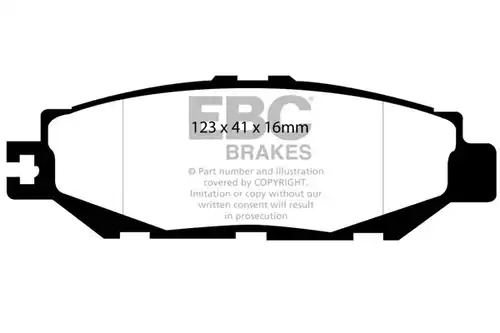 накладки EBC Brakes DP31008C