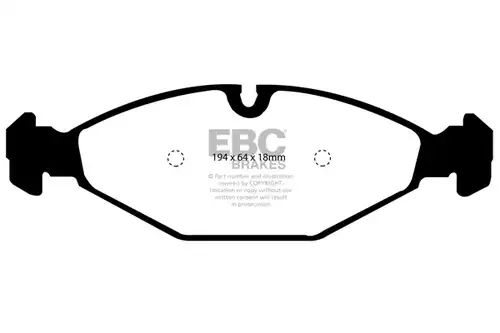 накладки EBC Brakes DP31009C