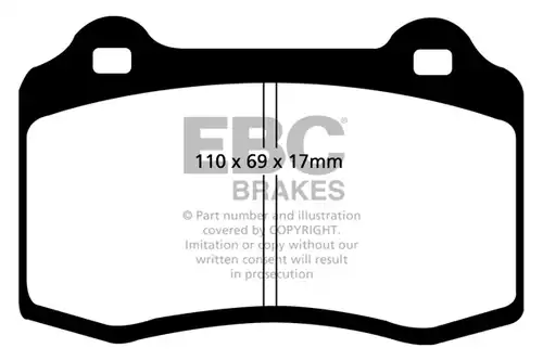 накладки EBC Brakes DP31031C