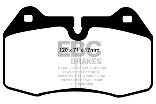 накладки EBC Brakes DP31032C