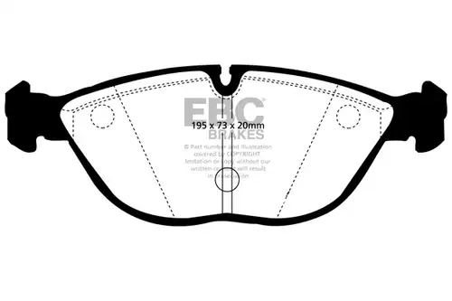 накладки EBC Brakes DP31035C
