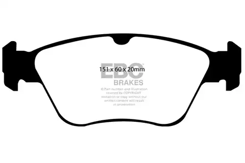 накладки EBC Brakes DP31055C