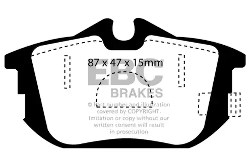 накладки EBC Brakes DP31076C