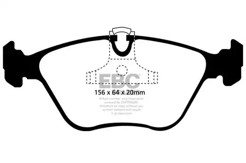 накладки EBC Brakes DP31089C