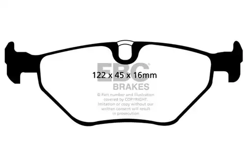 накладки EBC Brakes DP31091C