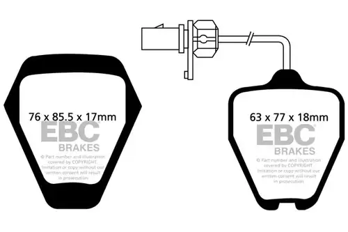 накладки EBC Brakes DP31094C