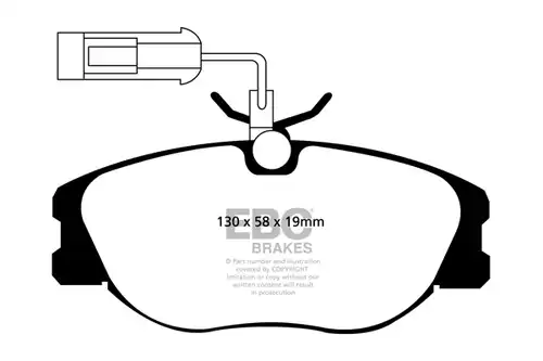накладки EBC Brakes DP31109C