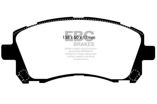 накладки EBC Brakes DP31134C