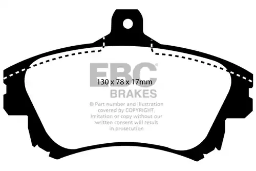накладки EBC Brakes DP31139C