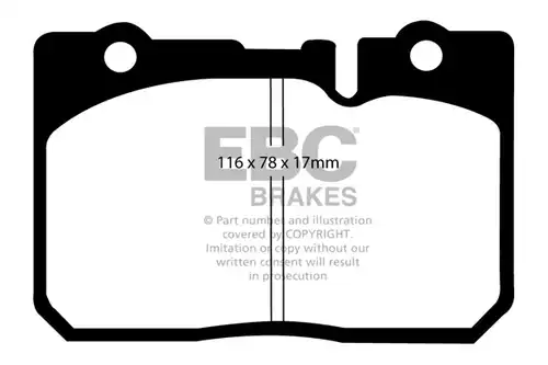 накладки EBC Brakes DP31154C
