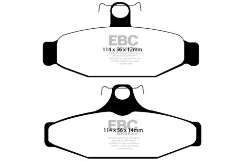 накладки EBC Brakes DP31167C
