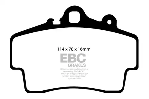 накладки EBC Brakes DP31207C