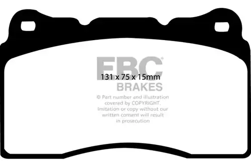 накладки EBC Brakes DP31210C