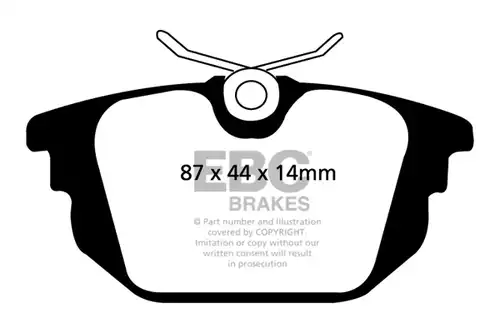 накладки EBC Brakes DP31214C