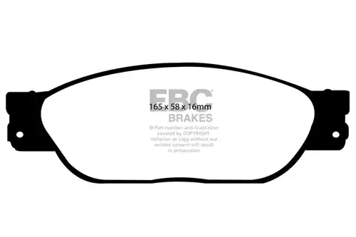 накладки EBC Brakes DP31220/2C