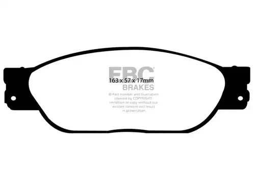 накладки EBC Brakes DP31220C