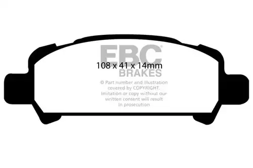 накладки EBC Brakes DP31293C