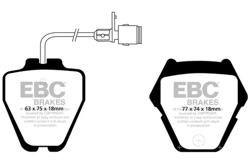 накладки EBC Brakes DP31328C
